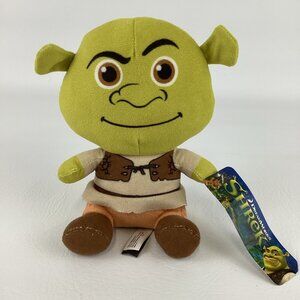 Shrek Big Head Green Ogre 7" Plush Stuffed Toy Factory DreamWorks 2014 w TAGS